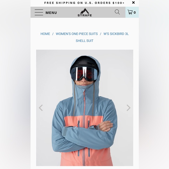 Strafe Outerwear W’s Sickbird 3L Shell Suit - Women’s One Piece - Picture 4 of 16